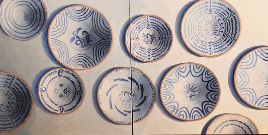 Cerámica en cobalto